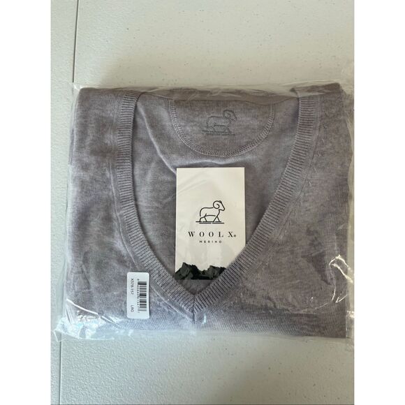 Woolx Francesca V-neck Sweater-L - Picture 6 of 7